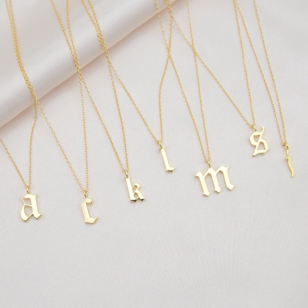 ✨Various Letters!✨ Gold Dipped Initial Necklace